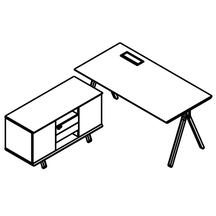 主管办公桌 LDG-01