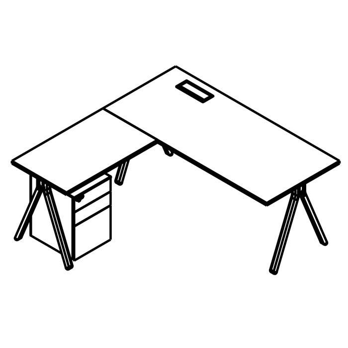 主管办公桌 LDG-02